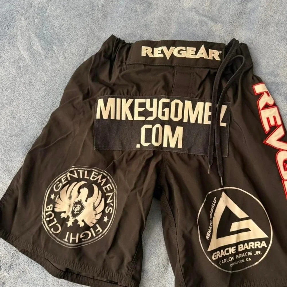 Revgear black Gracie Barra shorts men size 32